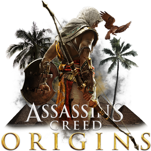 Assassin origin gold. Assassin's Creed Origins Ubisoft. Ассасин Истоки надпись. Assassin s Creed Origins logo. Враги ассасин Истоки.
