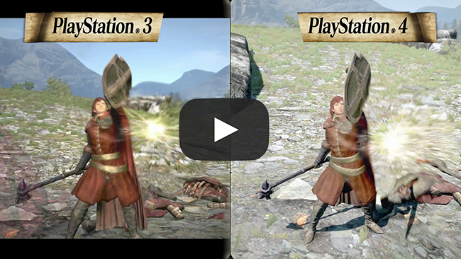 All Games Delta Dragon S Dogma Dark Arisen Ps3 Vs Ps4 Comparison Videos